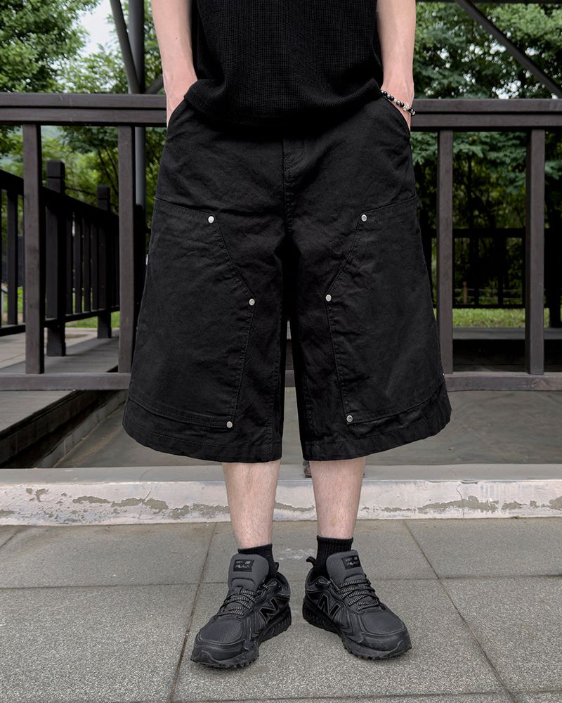 Carbon Double Knee Bermuda Pants
