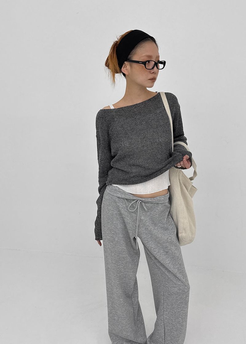 [MADE] Kuru Summer Slub Boat-Neck Knit