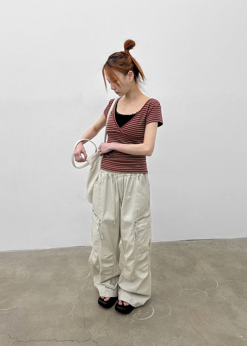 [MADE] Koishi Wrap Short Sleeve Top