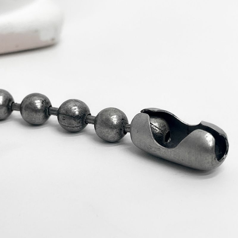 [BLESSEDBULLET]9mm ball chain bracelet_dark silver