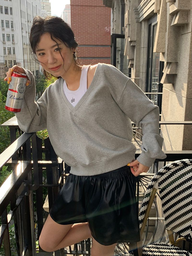 [MADE] Le Elle Leather Shorts