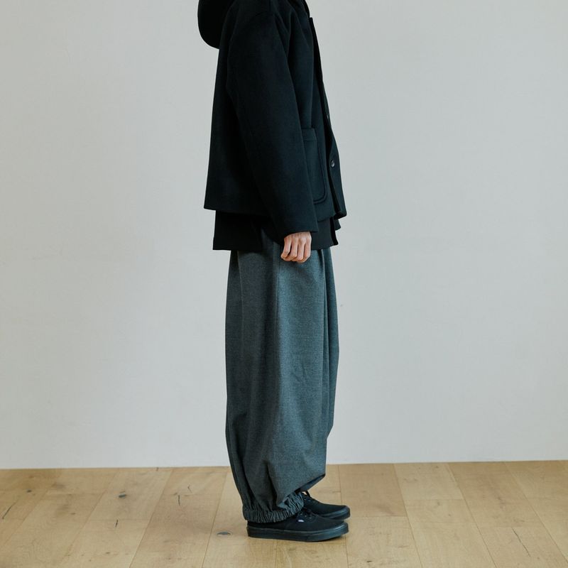 unisex jogger balloon pants gray