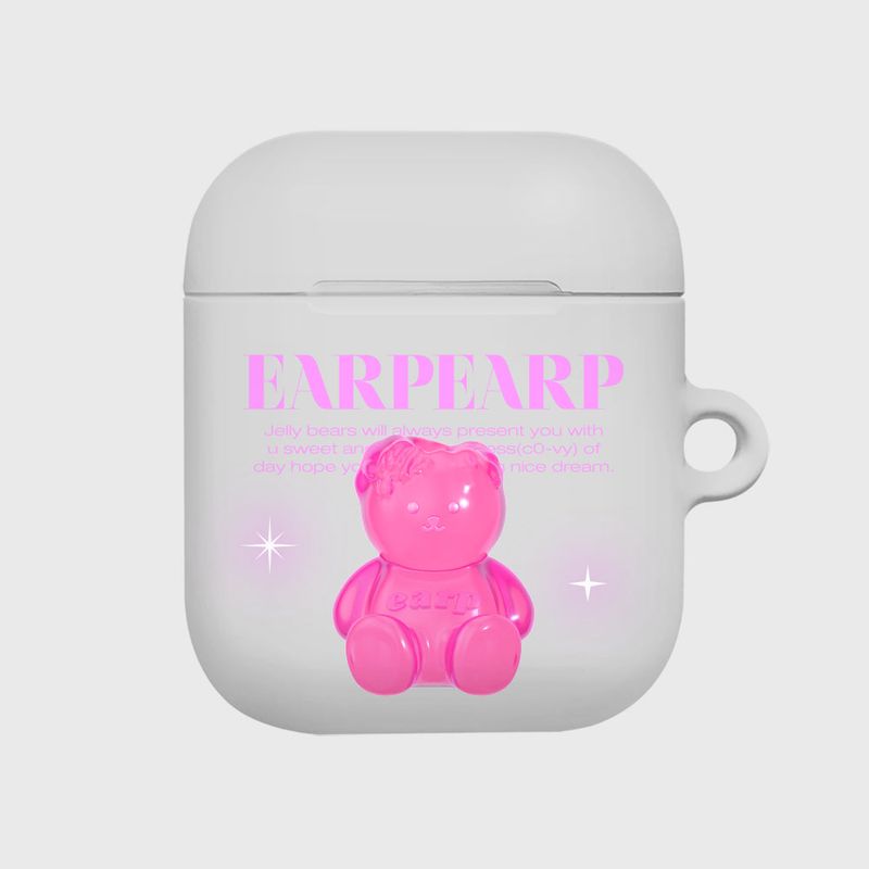 EARPEARP(アプアプ)の「LITTLE JELLY COVY-PINK(AIR PODS-HARD)(Hats)」