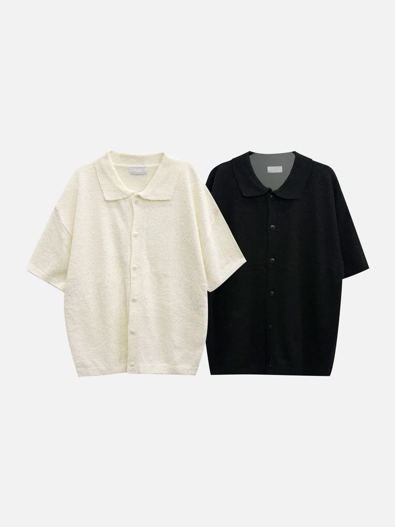 Fury Knit Short Sleeve Cardigan 2C