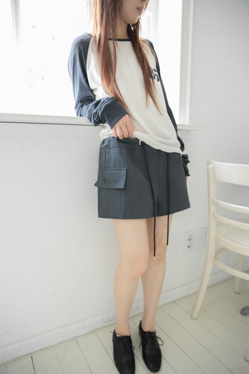 86 raglan long top(2colors)