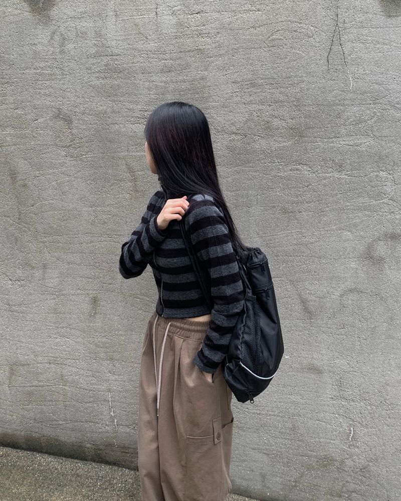 (Unisex) Snap cargo pants