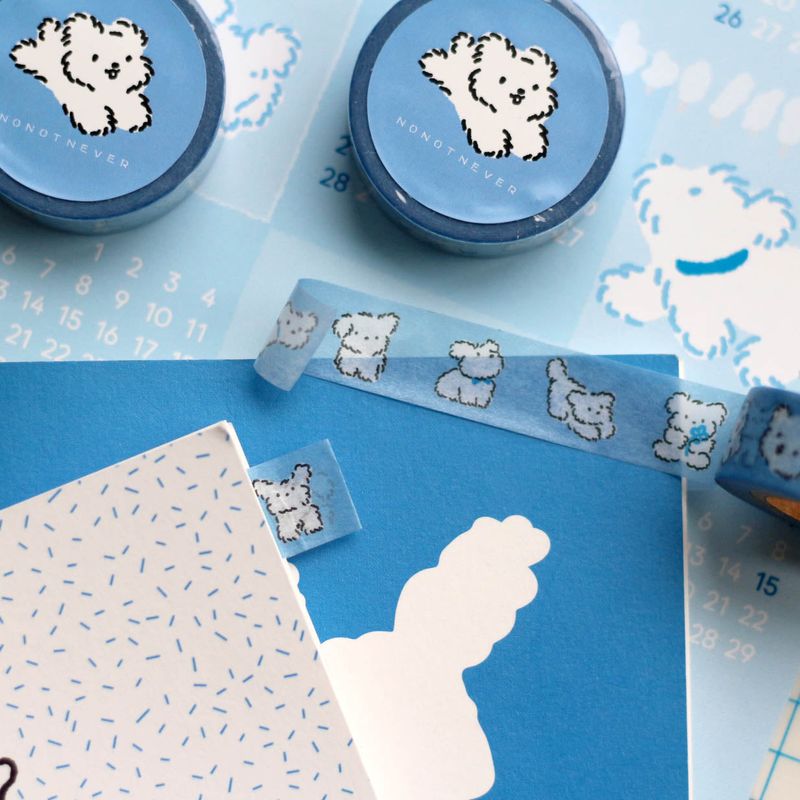 masking tape Fur puppy