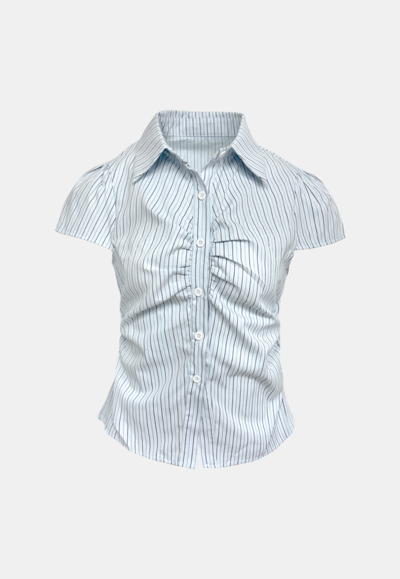 Monica Stripe Fitted Shirt