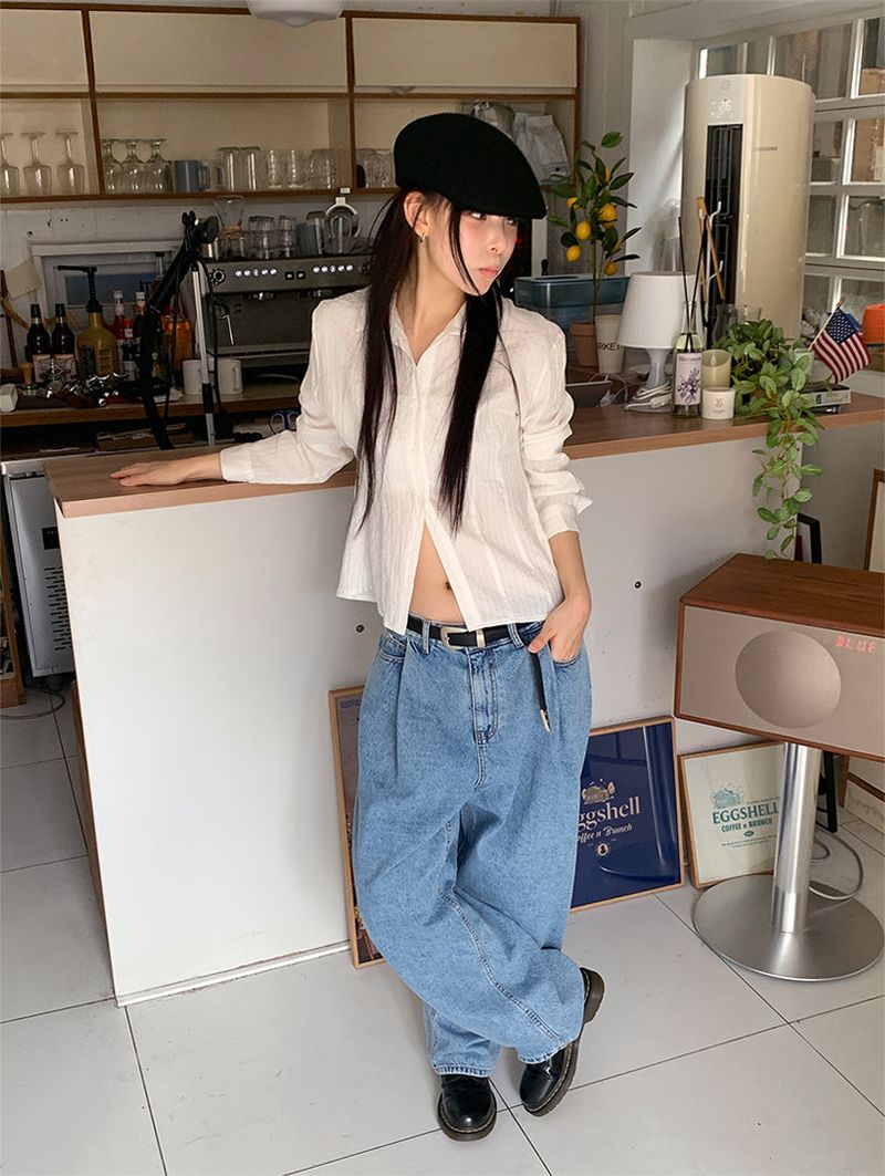 FORMAL PINTUCK JEANS