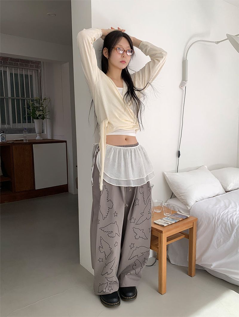BIRD TUCK BANDING SLACKS (2C)