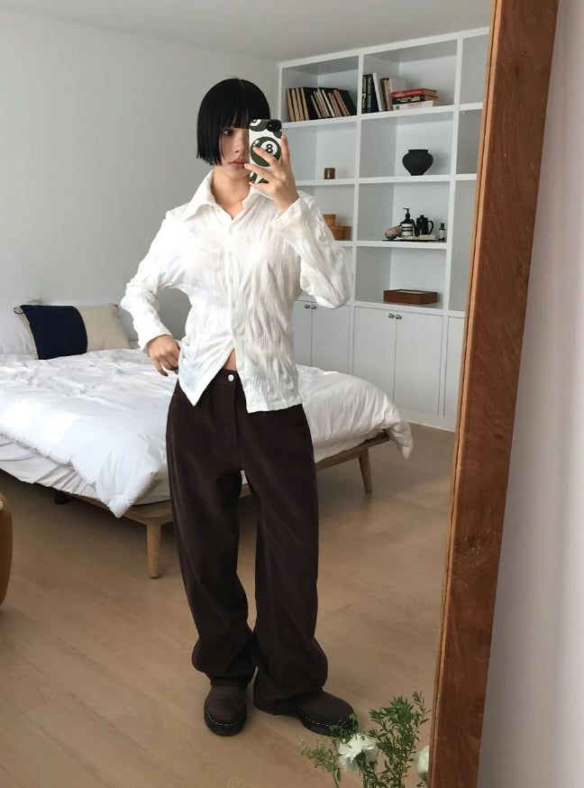 CRINKLE WAVE SHIRT