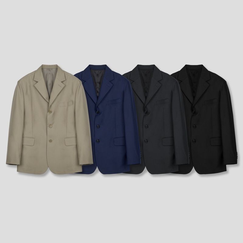 LMN et 3 button overfit blazer (4 colors)