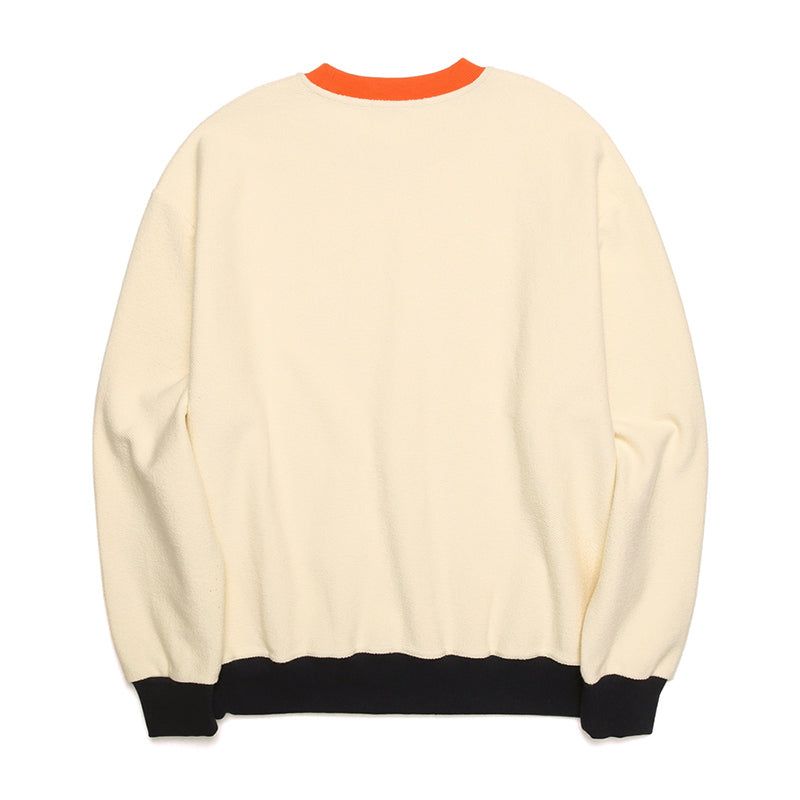 AMALFI INSIDE-OUT SWEATSHIRT [CREAM]