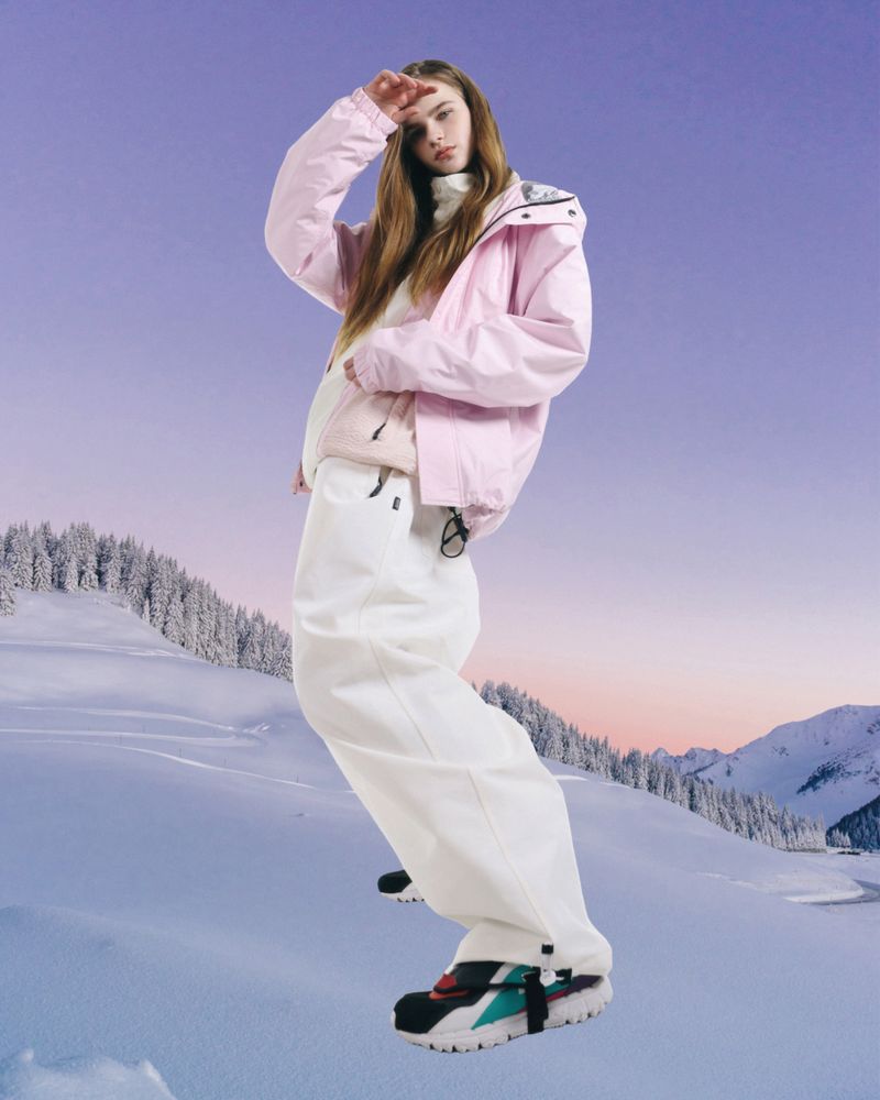 SOFT LIGHT HOODED JACKET - NAVY/BABY PINK