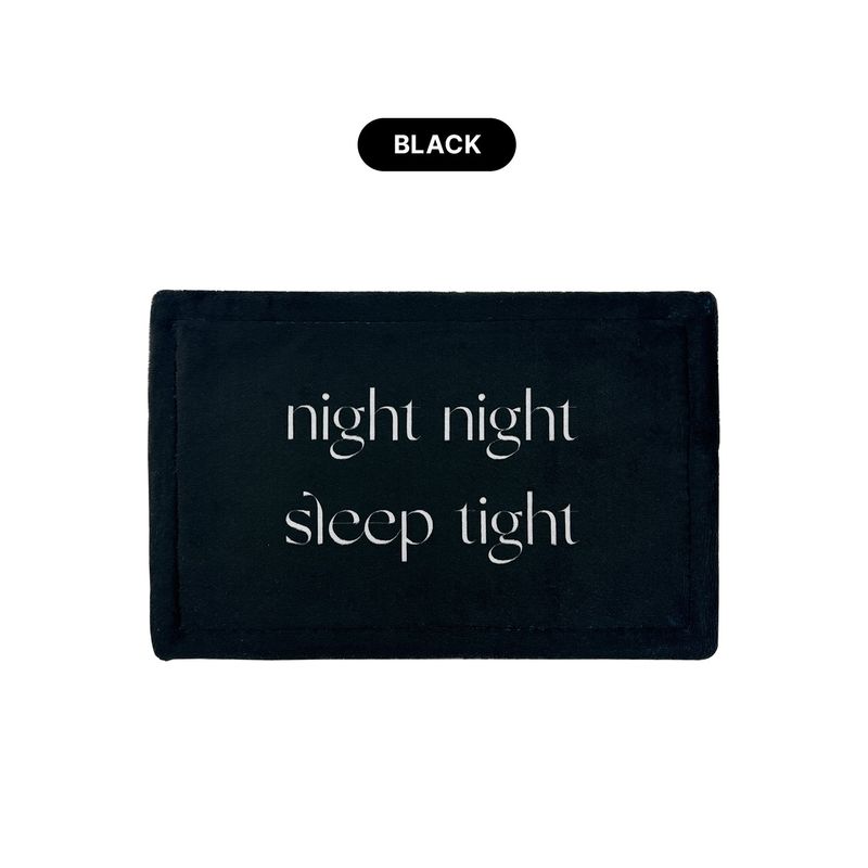 night night desk rug - black