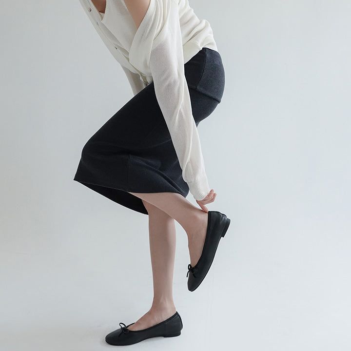 [Senpia] Fold Midi Skirt -3color