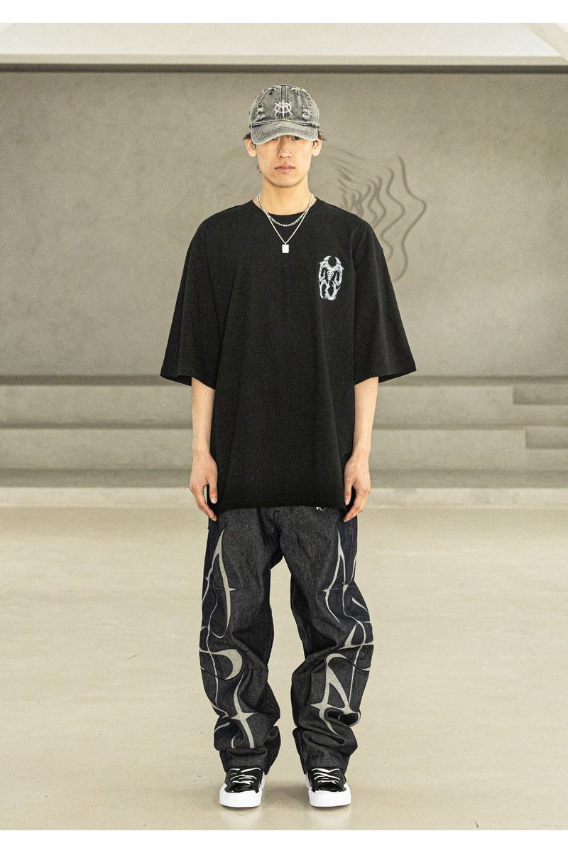 MSN WORK DENIM PANTS MSFJP002-BK