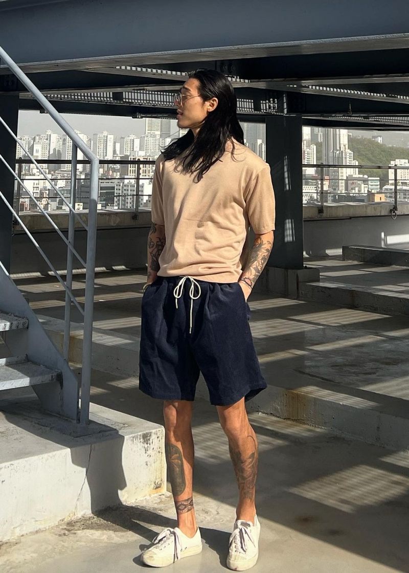Corduroy half Pants 8COLOR