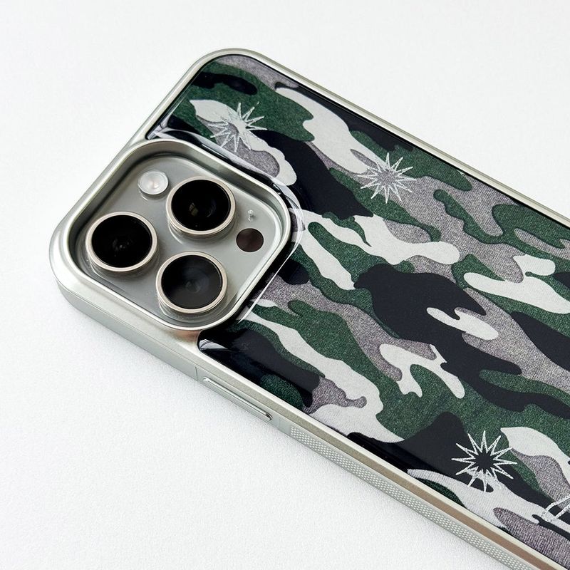 Sharpburst Camouflage Phone Case (SV_Green)