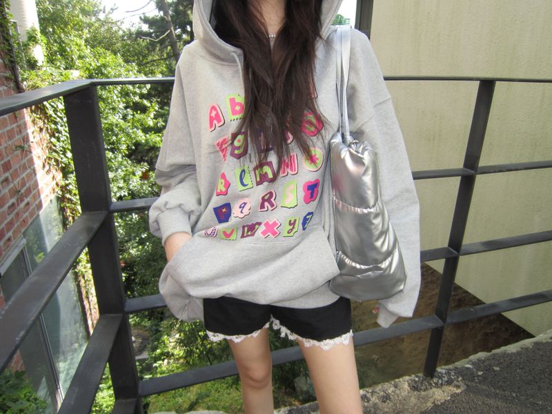 Alphabet hoodie