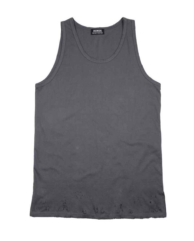 damage long layered sleeveless (3color)