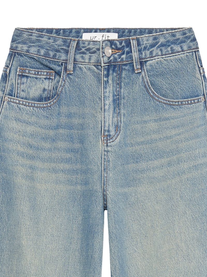 WIDE BLUE DENIM PANTS code 23000
