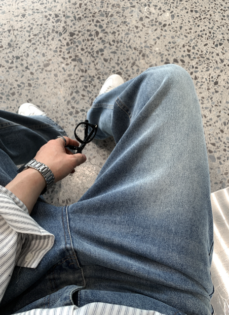 Nechis Washed Wide Denim Pants
