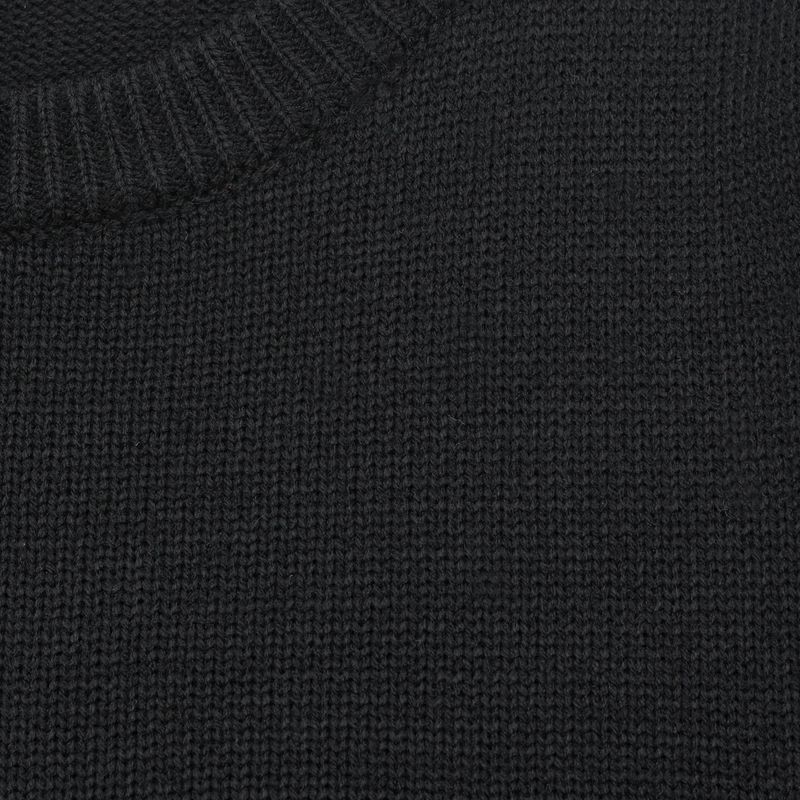 MINIMAL ROUND KNIT BLACK