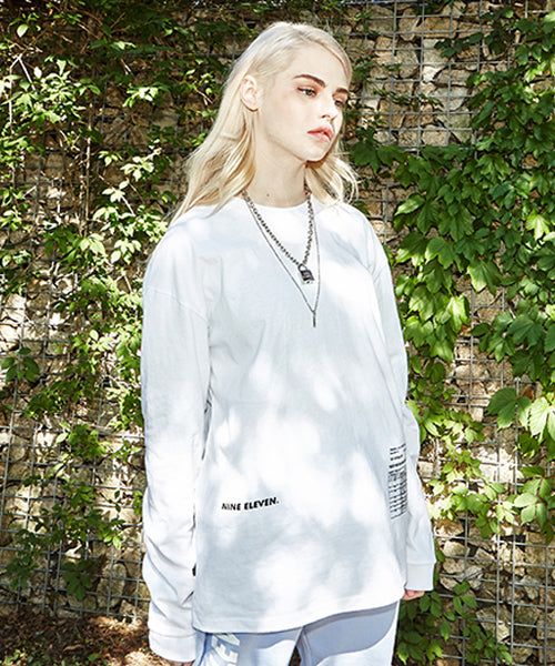 Nineeleven（ナインイレブン）の「Labatory long sleeve tee（Tops）」
