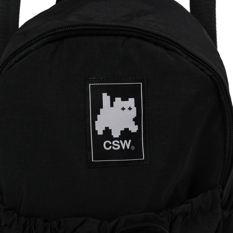 Cat Save The World Bonny ribbon shirring mini backpack