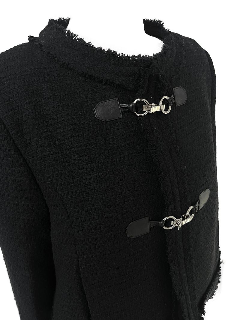 buckle tweed jacket (2color)