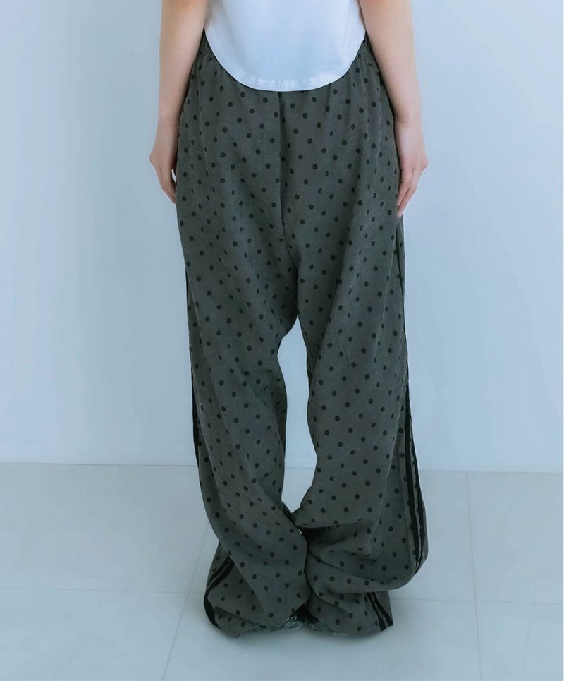 dot patch pants (gray)