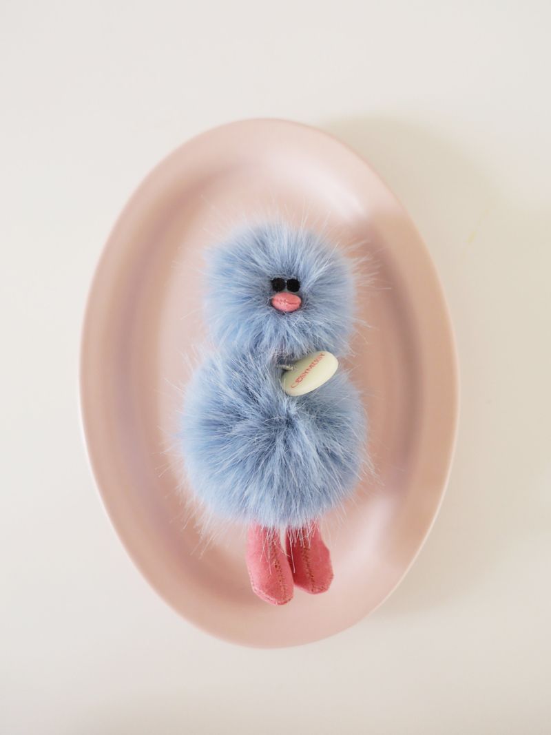 Cosymosy Mini Bird Keyring - Blue