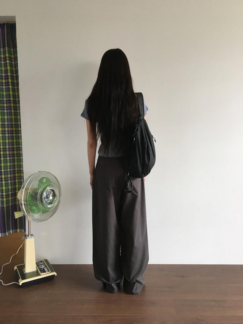 テッド ピンタック タブ パンツ (3color)