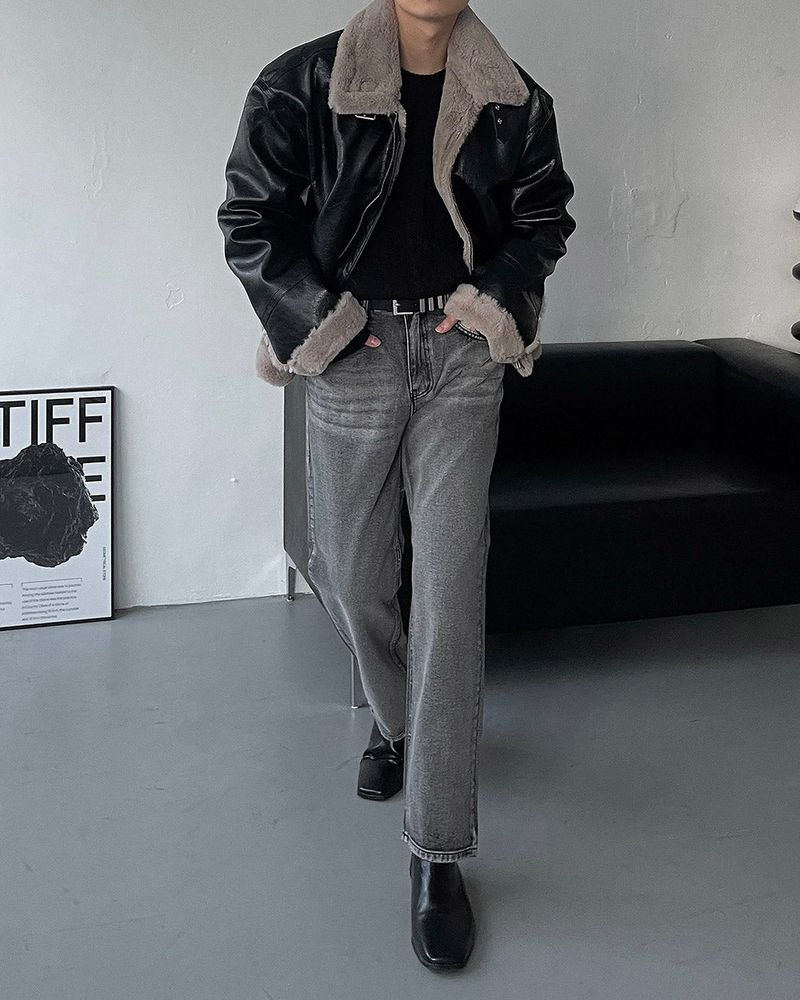 ECT bold Oversized fit suede jacket (3 colors)