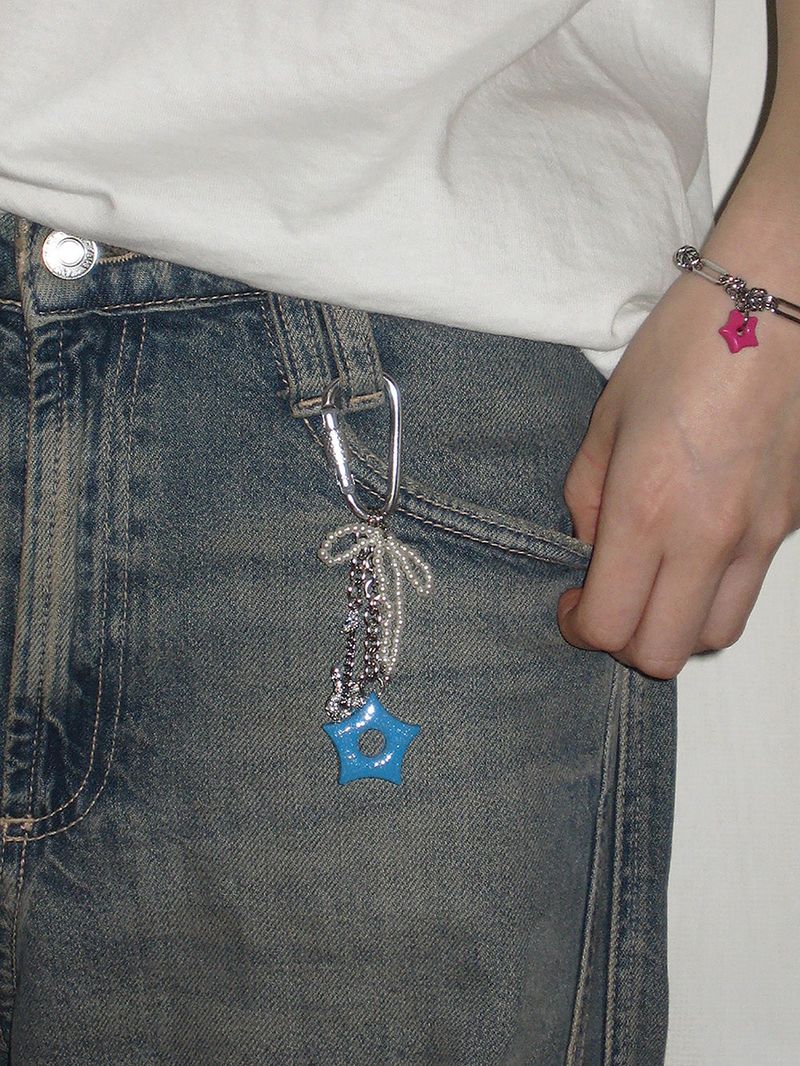 funky rockstar keyring