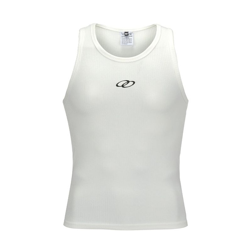 Double Loop Logo Sleeveless White