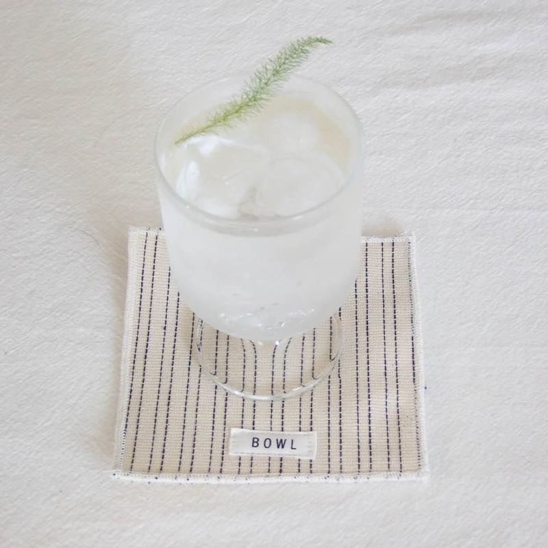Blue tea coaster (4set)
