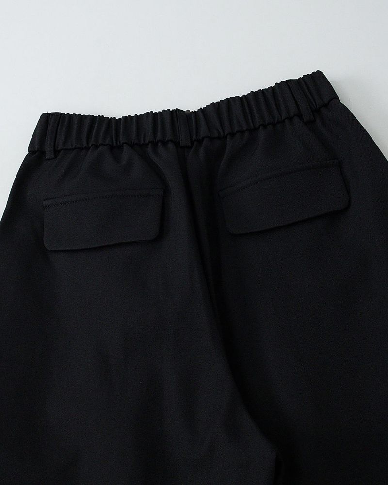 Ian Double-Pleat Wide Slacks