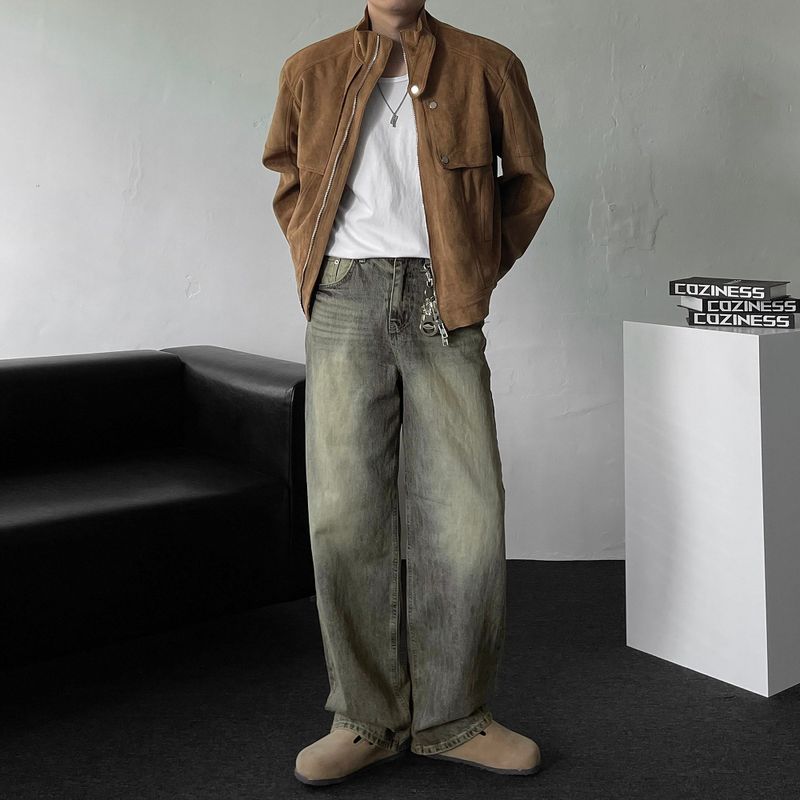 OWN Boyan Suede Neck Collar Jacket (3 colors)