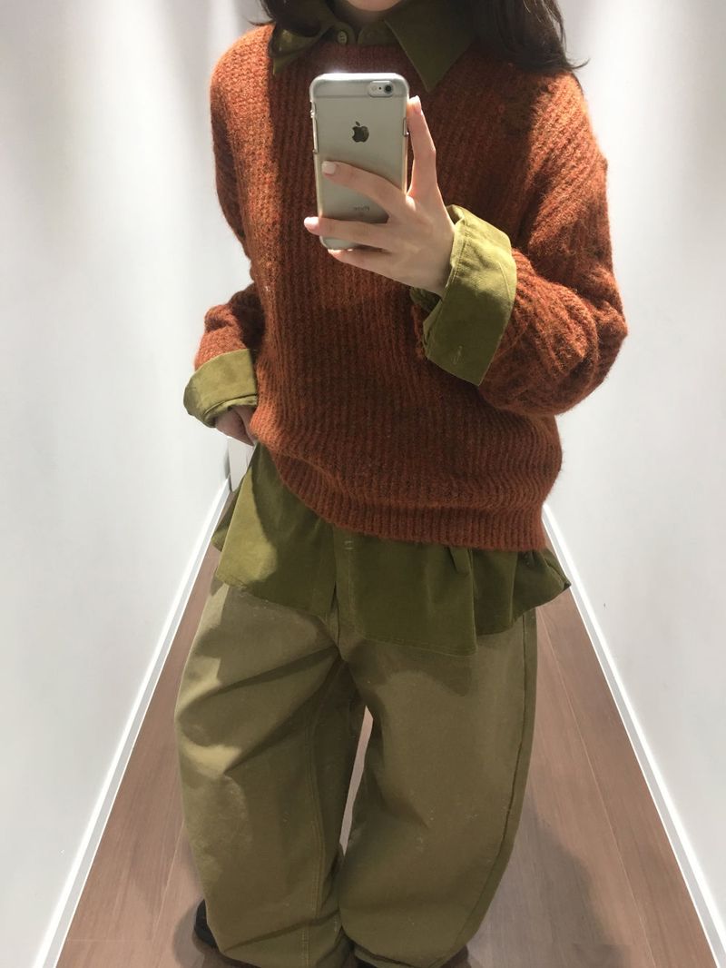 Wool Touch Grunge Knit (4color)
