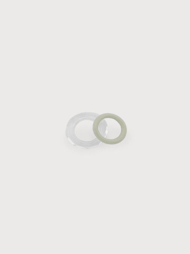 no.61 set ring silver ( #13 size