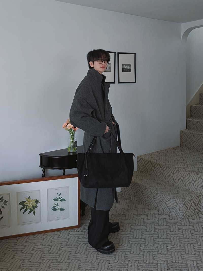 ASCLO Suede Tote Bag (3color)
