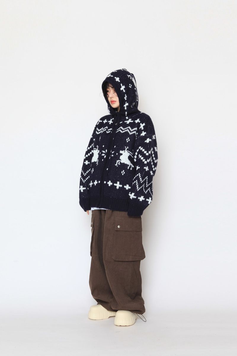 Corduroy Snap Cargo Pants