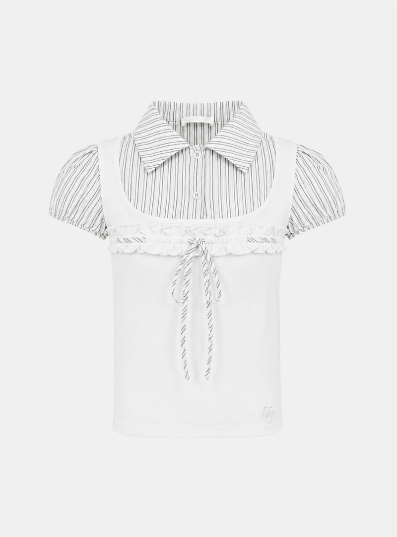 Tavi Ribbon Layered Blouse