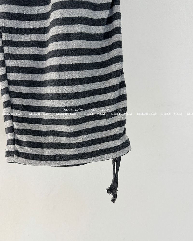 Button Stripe Jogger & Wide Pants