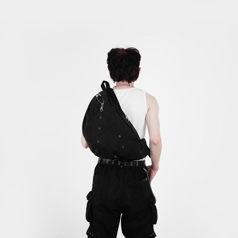 HIERARCHY STUDIOS TMTNW - Black Moon Nylon Bag