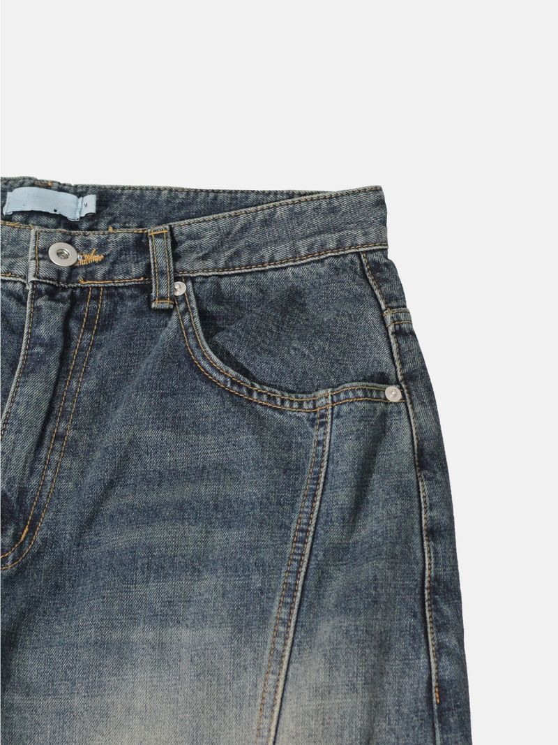 Prine Cut Curved Denim (No.840)