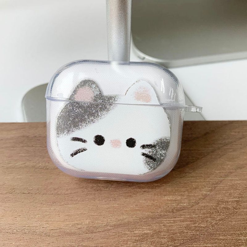 withsome（ウィズサム）の「スケッチサムキャットココエアポッズケース（スマホグッズ/小物）」