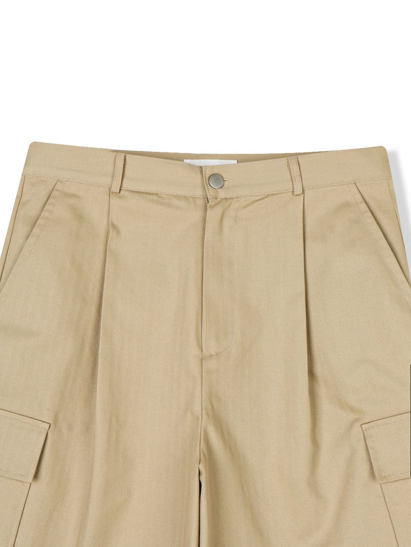 Pard Herringbone Cargo Bermuda